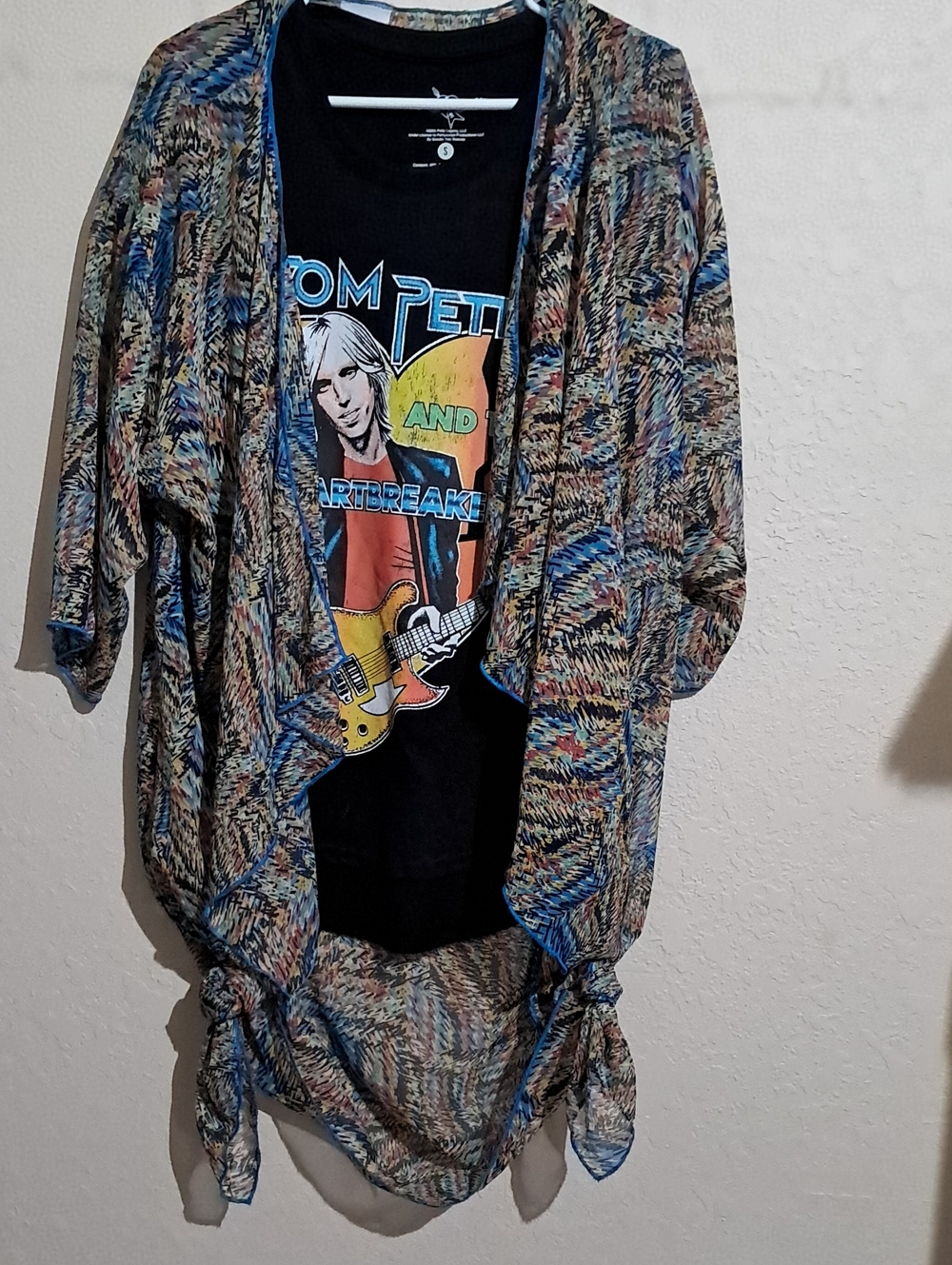 Umgee Multi-Color Patterned Long Sleeve Open Kimono